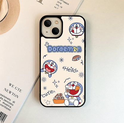 Hello Doremon Glass Cover