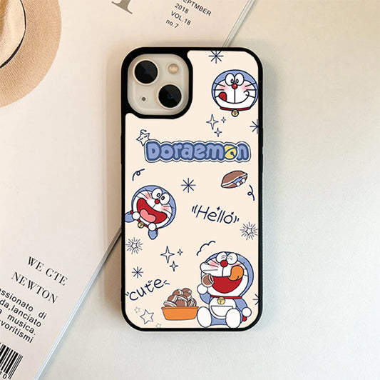 Hello Doremon Glass Cover