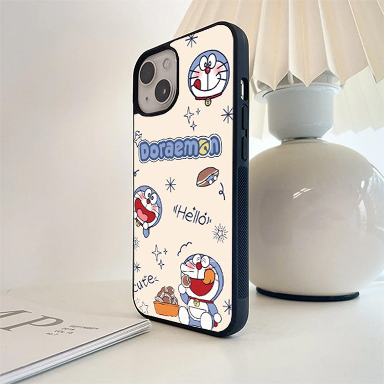 Hello Doremon Glass Cover