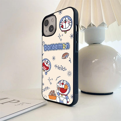 Hello Doremon Glass Cover