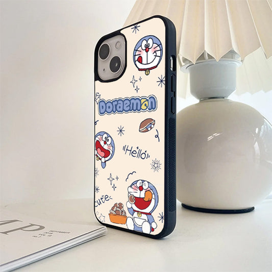 Hello Doremon Glass Cover