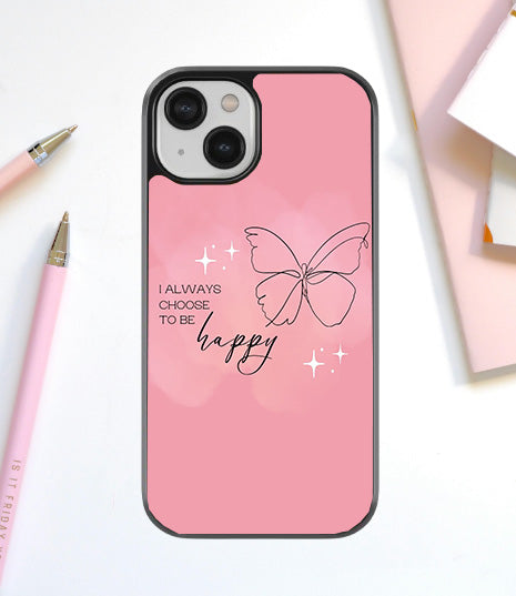 I Always Choose to be Happy Glass Cover
