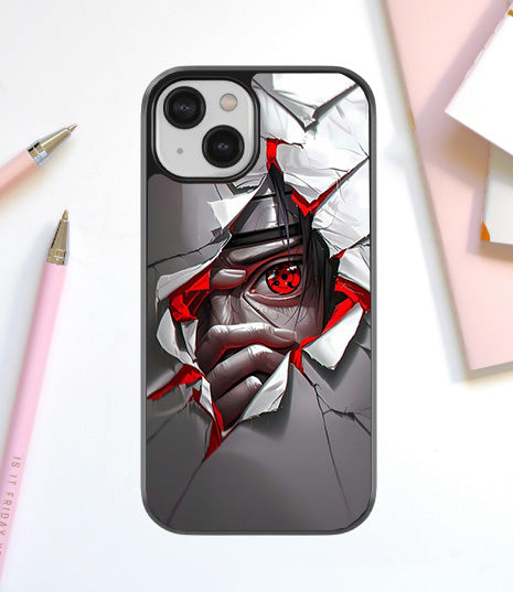 Itachi's Sharingan Revealed Glass Cover