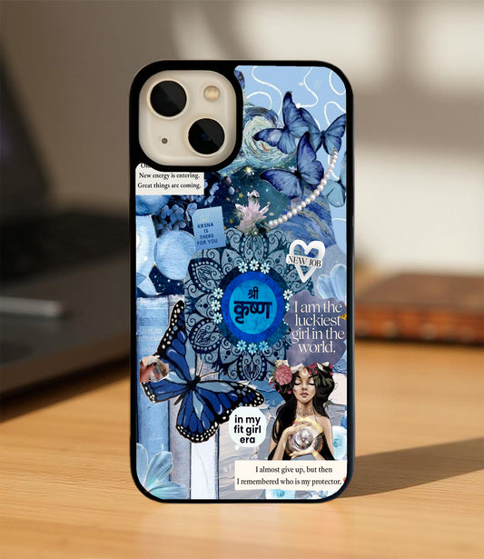 Krishna's Grace Glass Cover