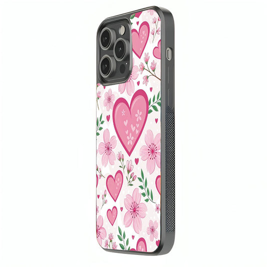 Love in Bloom Glass Cover