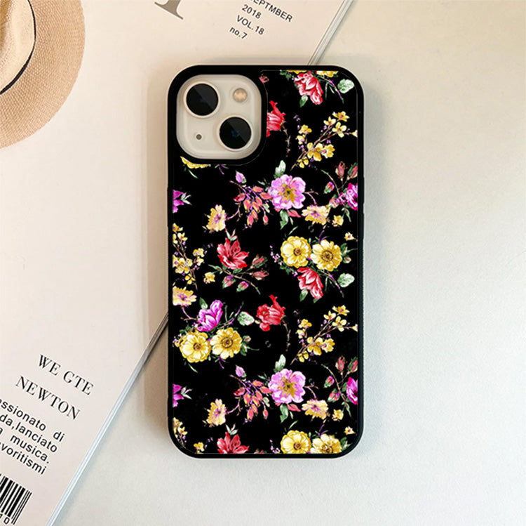 Mix Colourful Flower Glass Cover