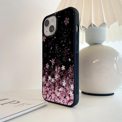 Mix White Flower Glass Cover