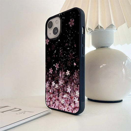 Mix White Flower Glass Cover