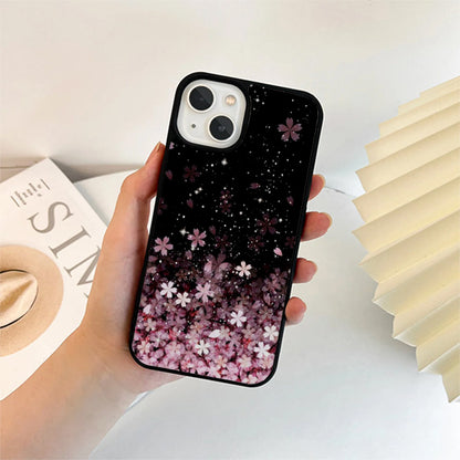 Mix White Flower Glass Cover