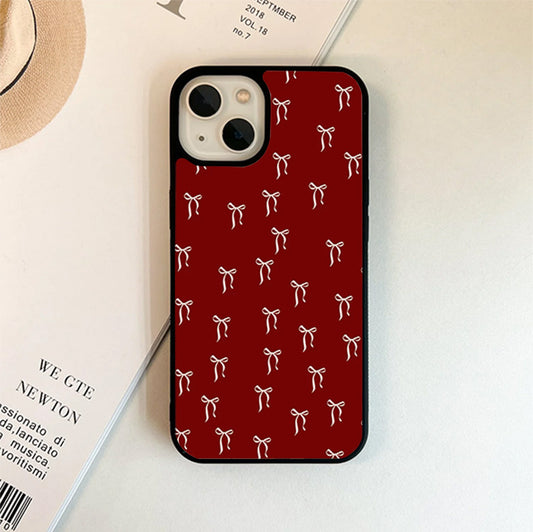 Multi Red Ribbon Glass Cover