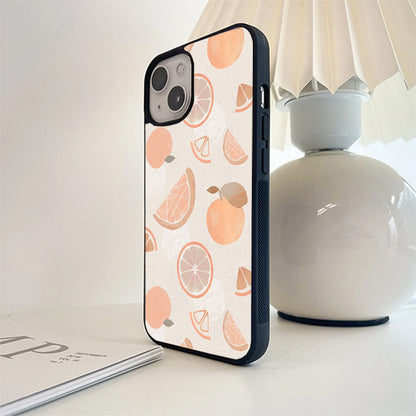 Orange and Apple Glass Case