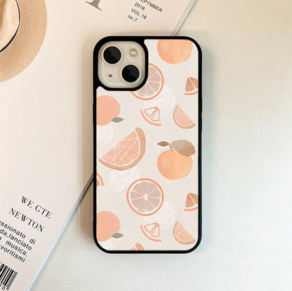 Orange and Apple Glass Case