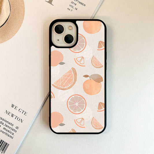 Orange and Apple Glass Case