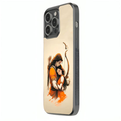 Ram Sita Love Glass Cover