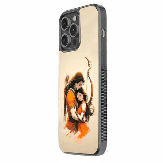 Ram Sita Love Glass Cover