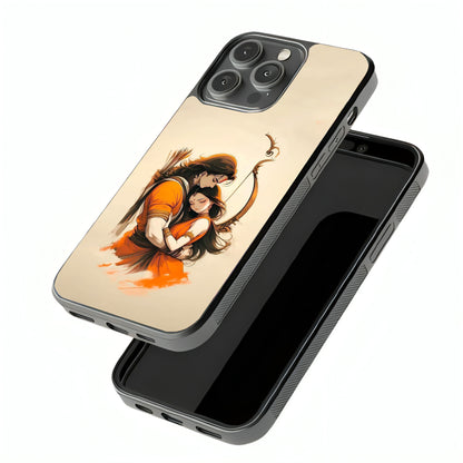 Ram Sita Love Glass Cover