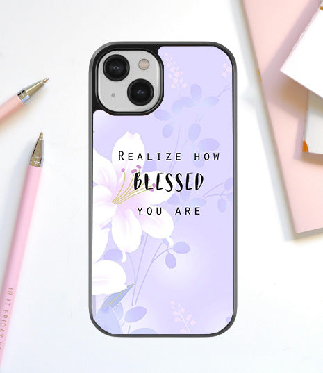 Realize Now Bless You are Glass Cover