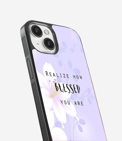 Realize Now Bless You are Glass Cover