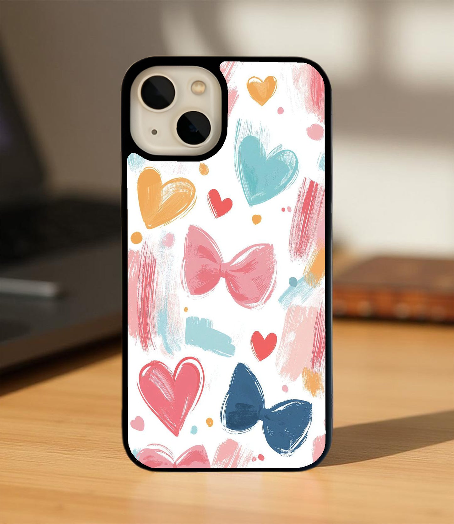 Romantic Strokes Glass Cover