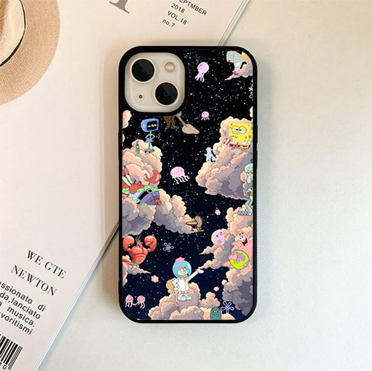 Spongebob Stery Glass Cover