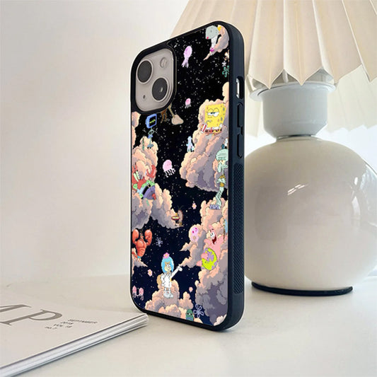 Spongebob Stery Glass Cover