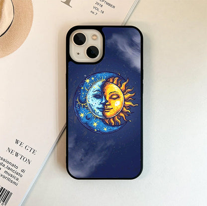 Sun and  Moon Glass Cover