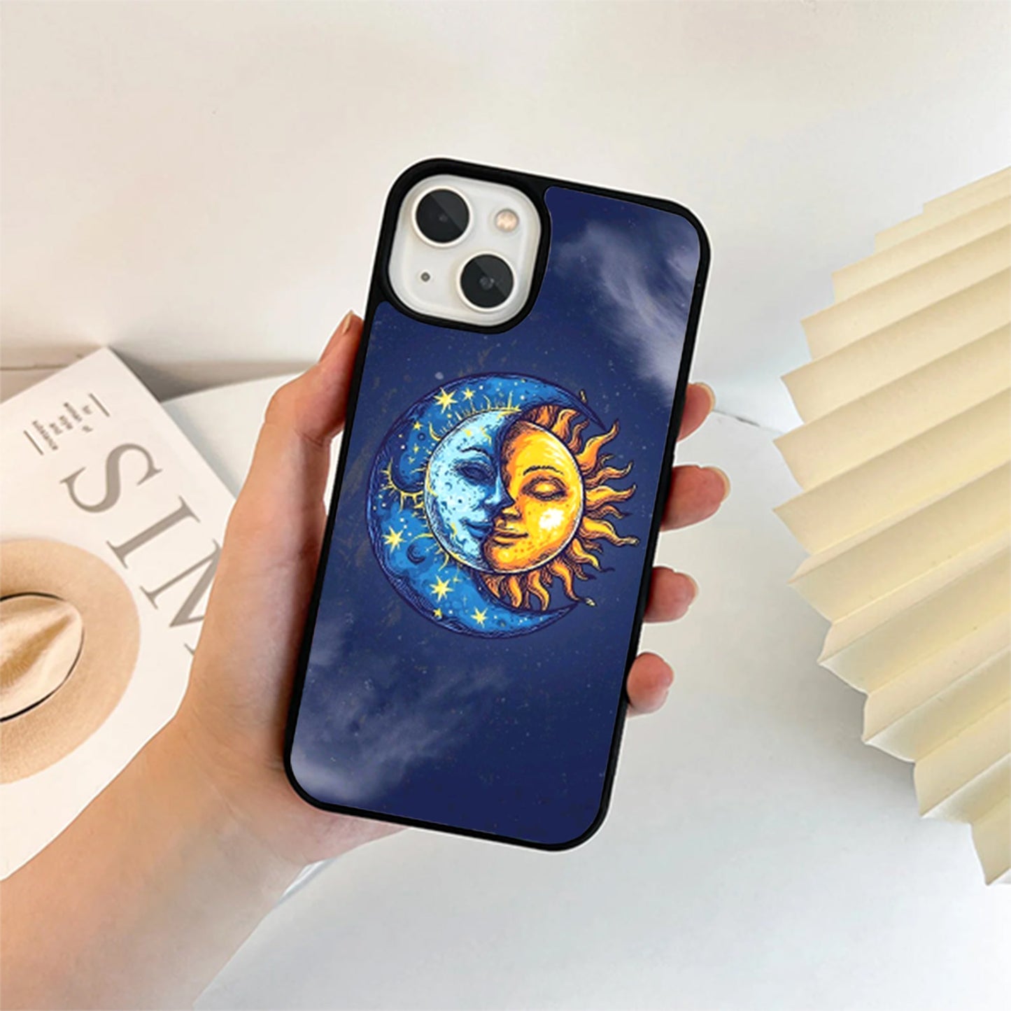 Sun and  Moon Glass Cover