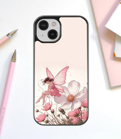 Sitting Fairy Glass Cover