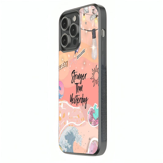 Stronger than Yesterday Glass Cover
