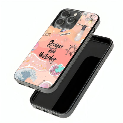 Stronger than Yesterday Glass Cover