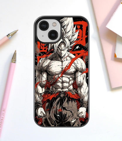 Super Saiyan White Goku Glass Cover