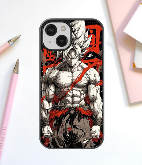 Super Saiyan White Goku Glass Cover