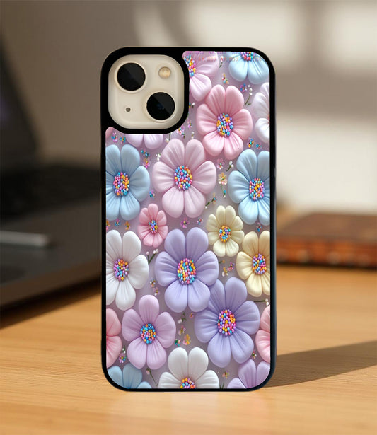 Tactile Blooms Glass Cover