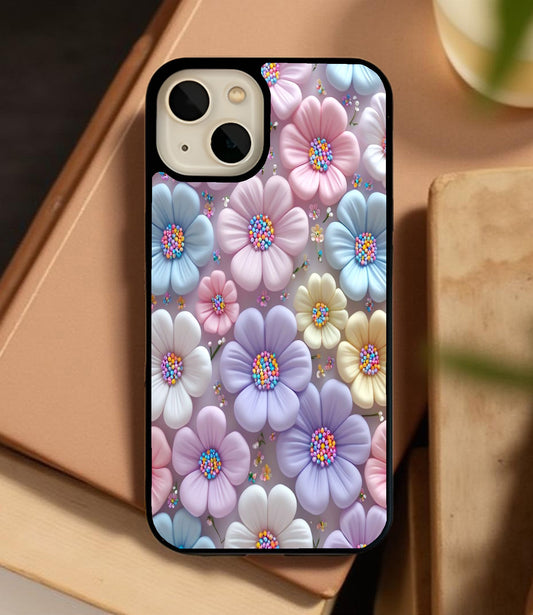 Tactile Blooms Glass Cover