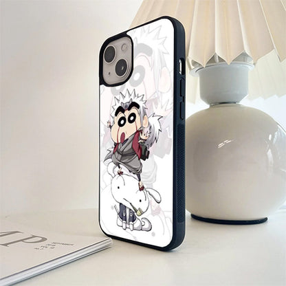WHITE SHINCHAN Glass Cover