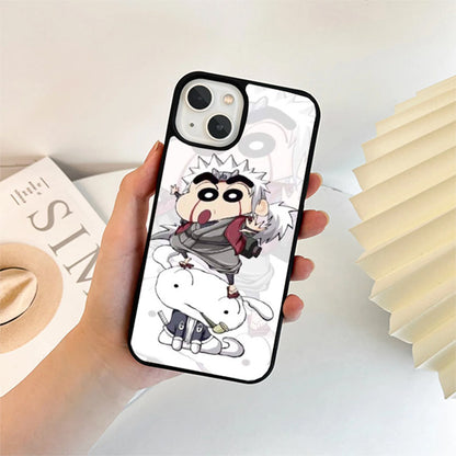 WHITE SHINCHAN Glass Cover