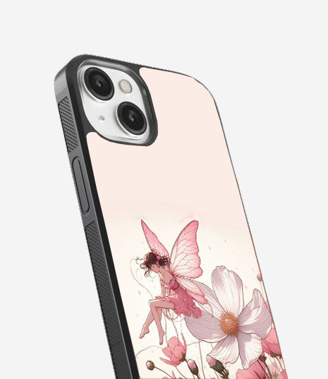 Sitting Fairy Glass Cover