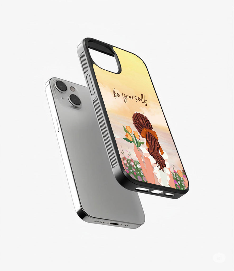 Be YourSelf Glass Cover