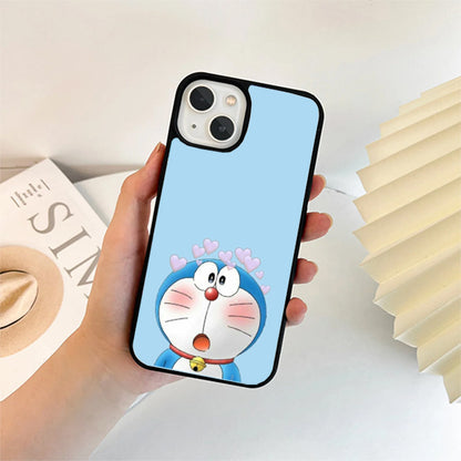 Doremon Heart Glass Cover