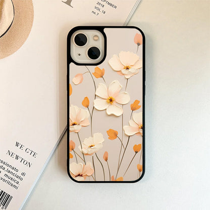 floral Beauty flower Glass Case