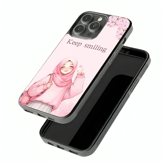 Keep Smile Glass Cover