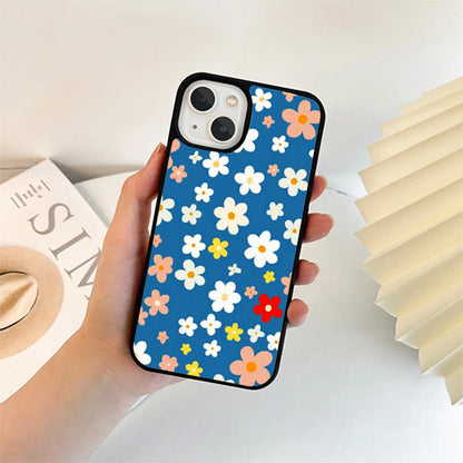 Multi Beauty Flower Glass Case