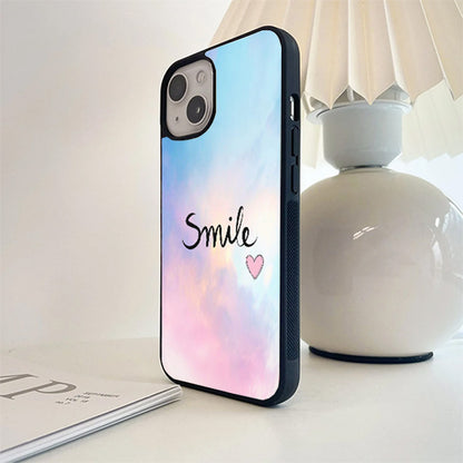 Smile Heart Glass Case
